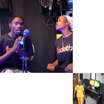 Recording Studio and Yellow Outfit