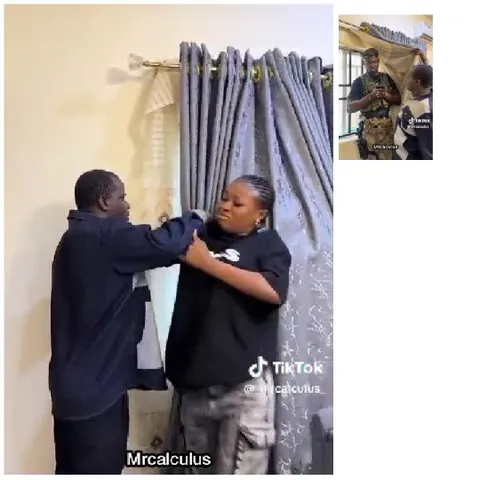 Indoor Scene with Collar Grab
