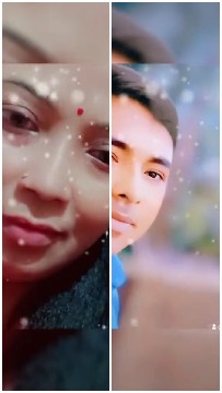 Close-Ups of Two Faces