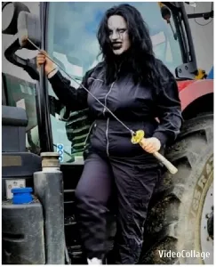 Person With Painted Face