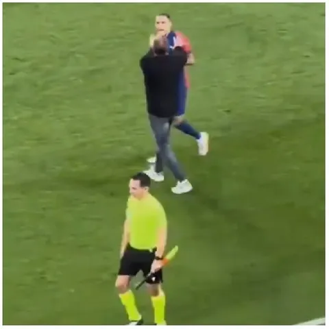 Outdoor Sports Field with Referee