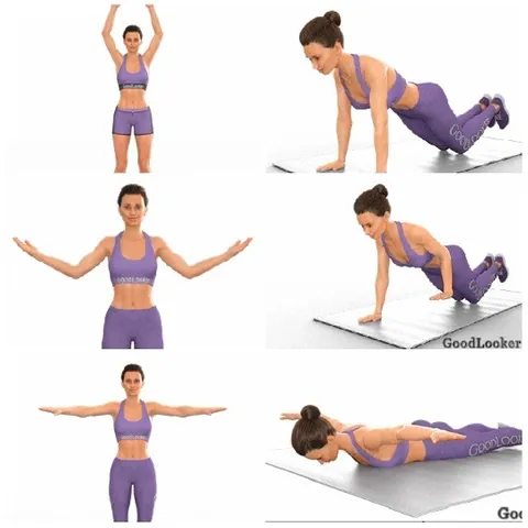 Woman Performing Fitness Exercises