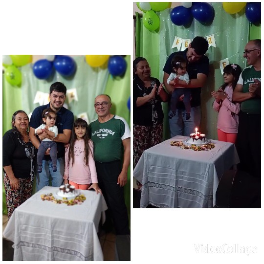 Family Celebration with Cake
