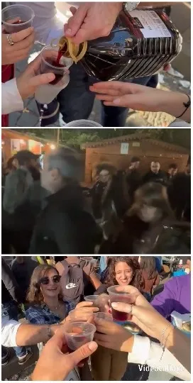 Celebration with Drinks and Smiles