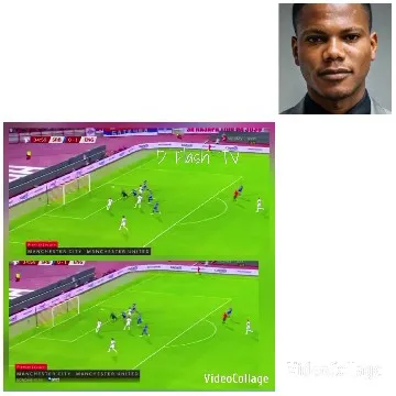 Soccer Match Action and Suit Photo