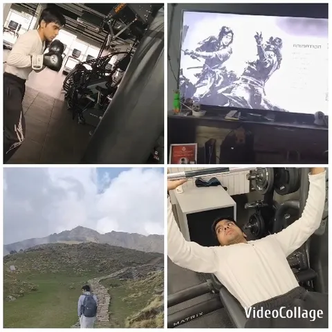 Man Boxing and Training Activities