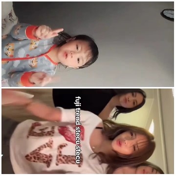 Child Pointing and Adults Posing