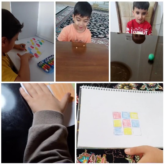 Children Engaged in Creative Activities