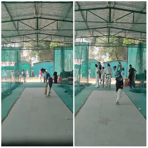 Indoor Cricket Practice Area