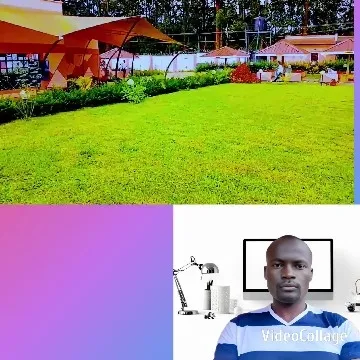 Office Man Against Outdoor Background
