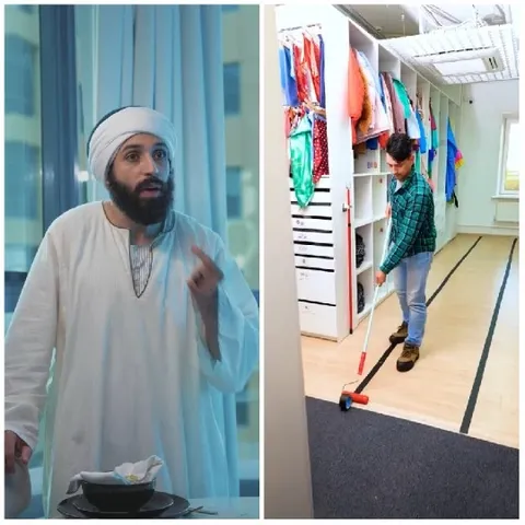 Indoor Gesture and Sweeping Scene