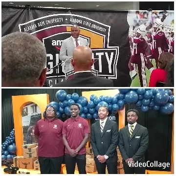Man Speaking at University Event