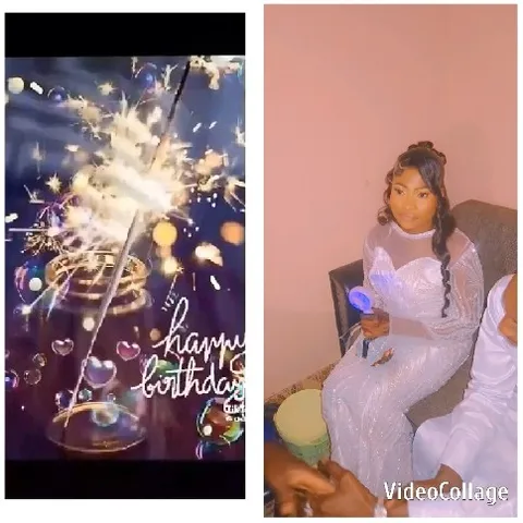 Birthday Celebration with Sparklers