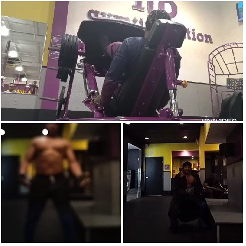 Gym Workout and Bench Moments