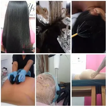 Scenes of Hair and Beauty Treatments