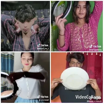 Young People with Circular Objects