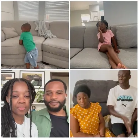 Family Moments on the Sofa