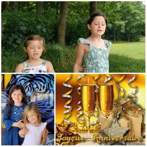 Girls in Woods and Birthday Celebration