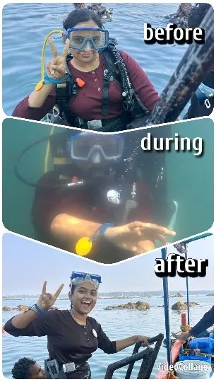 Scuba Diving Journey in Three Stages