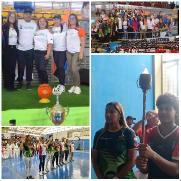 Celebrating with Trophies and Friends