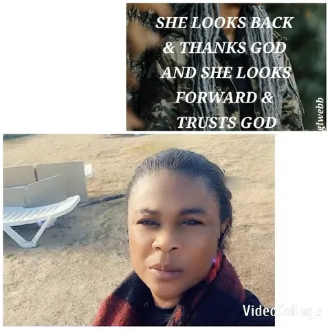 Woman Taking Selfie with Quote Overlay