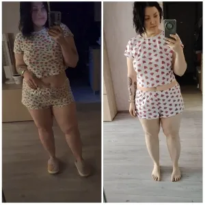 Mirror Selfies in Matching Outfits