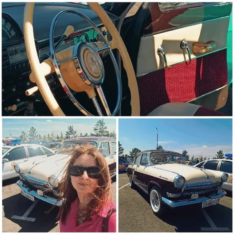 Vintage Car Interior and Exterior