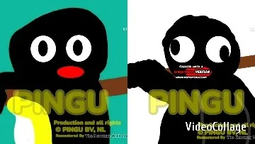 Cartoon Penguin Character on Background