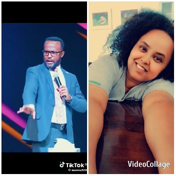 Man Speaking, Woman Taking Selfie