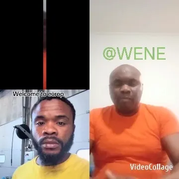 Orange Shirt with '@WENE' Text