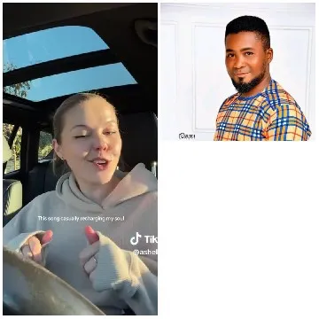 Person Singing in Car and Portrait