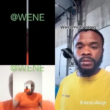 Orange Shirt and Bearded Individual