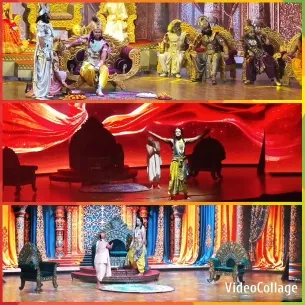 Traditional Costumes on Ornate Stage