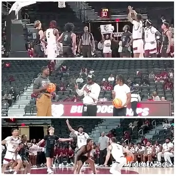 Basketball Game Action and Discussions