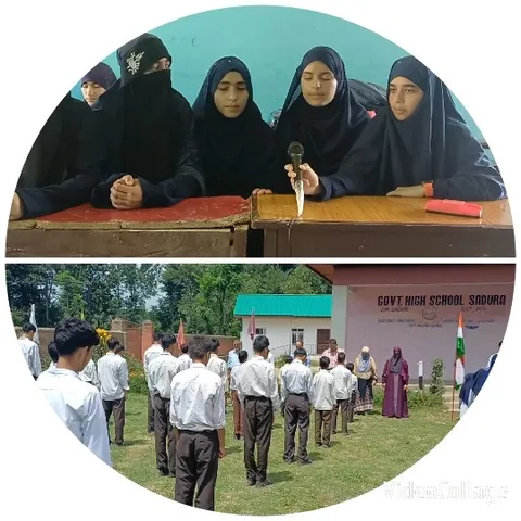 Women in Hijabs and Students Outdoors