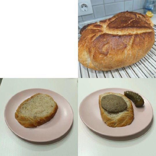 Fresh Bread in Kitchen Setting