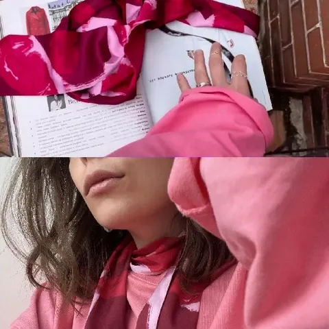 Hand with Rings on Magazine