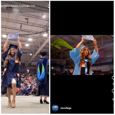 Graduates Celebrating With Diplomas