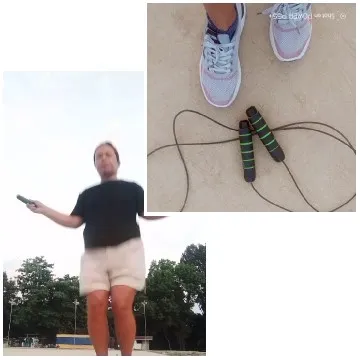 Jump Rope Exercise Outdoors