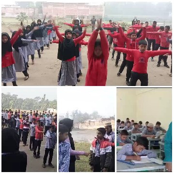 Children Engaged in Various Activities