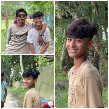 Young People Smiling Outdoors