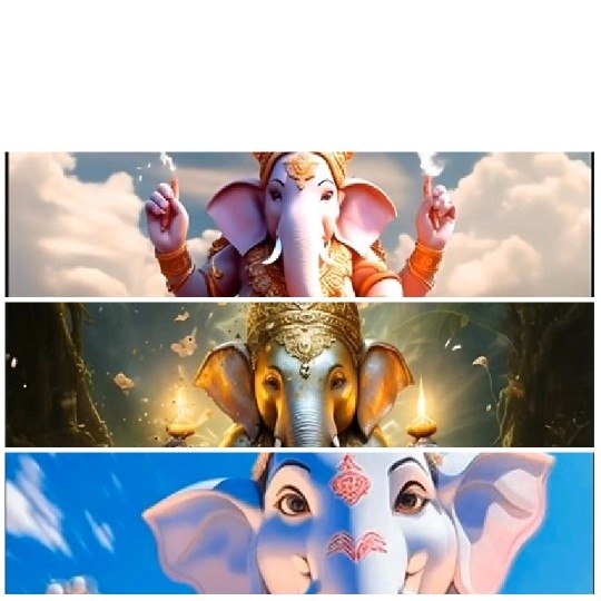 Three Illustrations of Ganesha