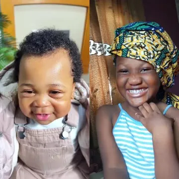 Two Smiling Children Together