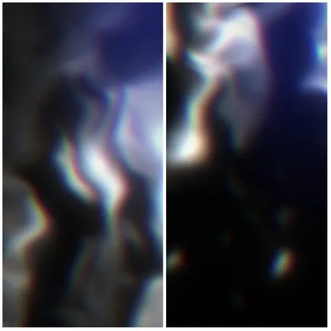 Abstract Blurry Color Streaks