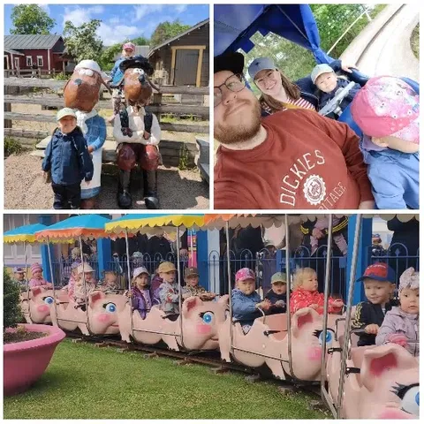 Theme Park Fun with Characters