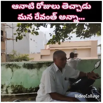 Elderly Man on Scooter Outdoors