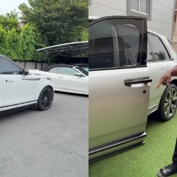 Parked Car and Open Door View