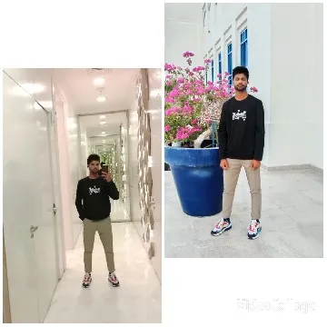 Selfies in Hallway and Outdoors