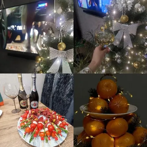 Christmas Tree and Festive Table Settings