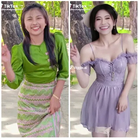 Women Posing Outdoors